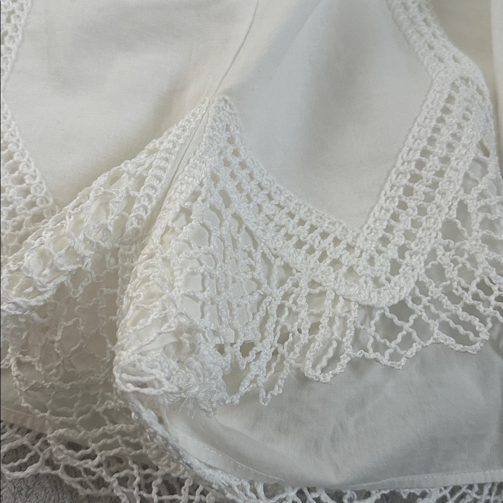 NWOT Zara Cream Lace Shorts  new condition no tag - Picture 3 of 9